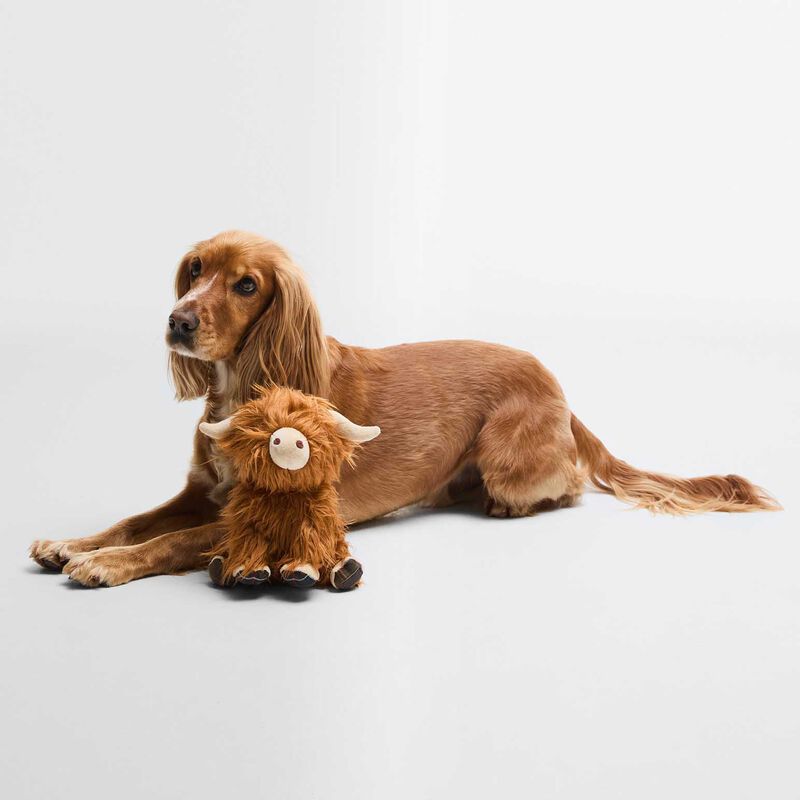 Barbour Dog Highland Cow Toy image number 1